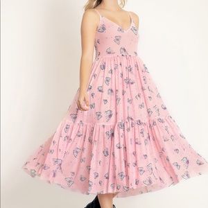 Blackmilk Butterfree Sheer Midaxi Dress